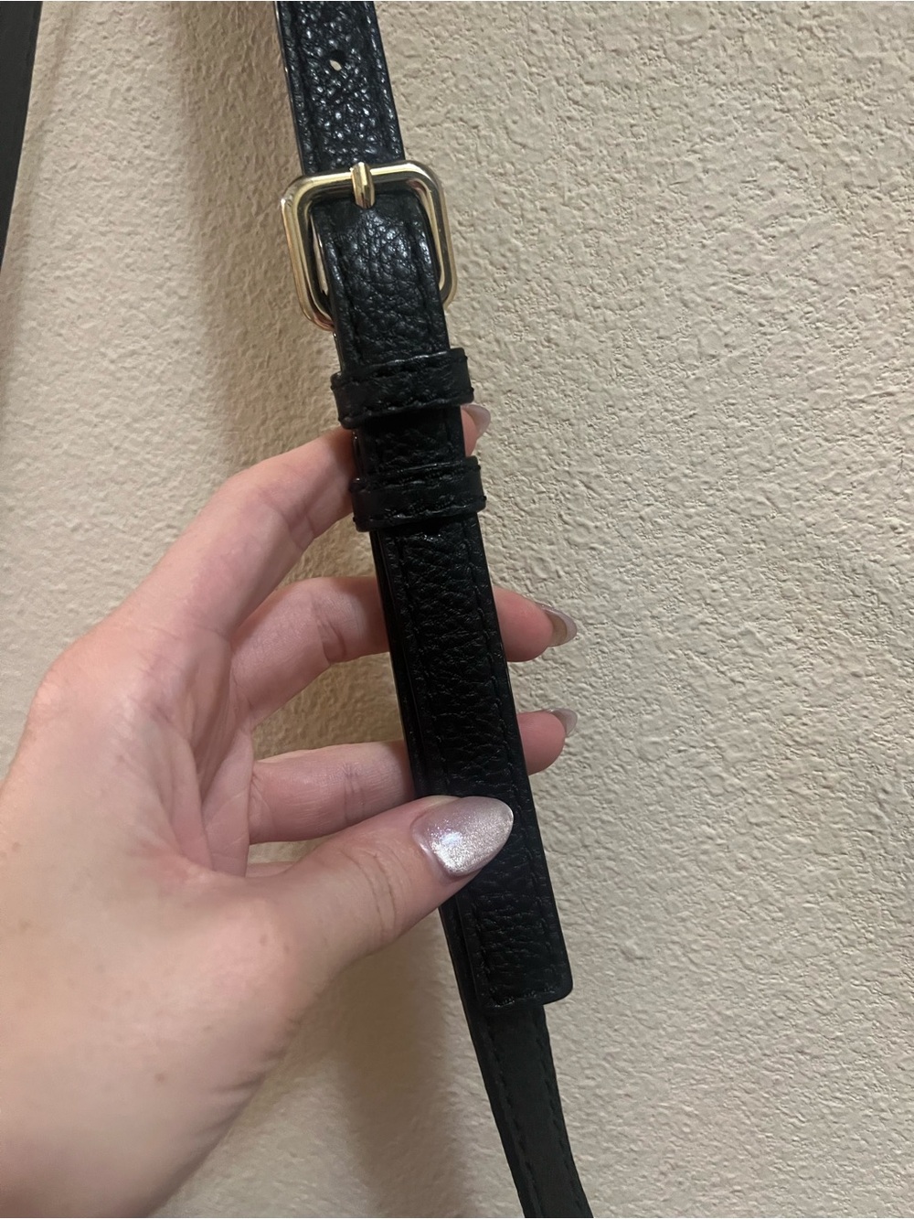 kate spade Black Quilted Crossbody with Gold Hardware and dust bag - Picture 5 of 11